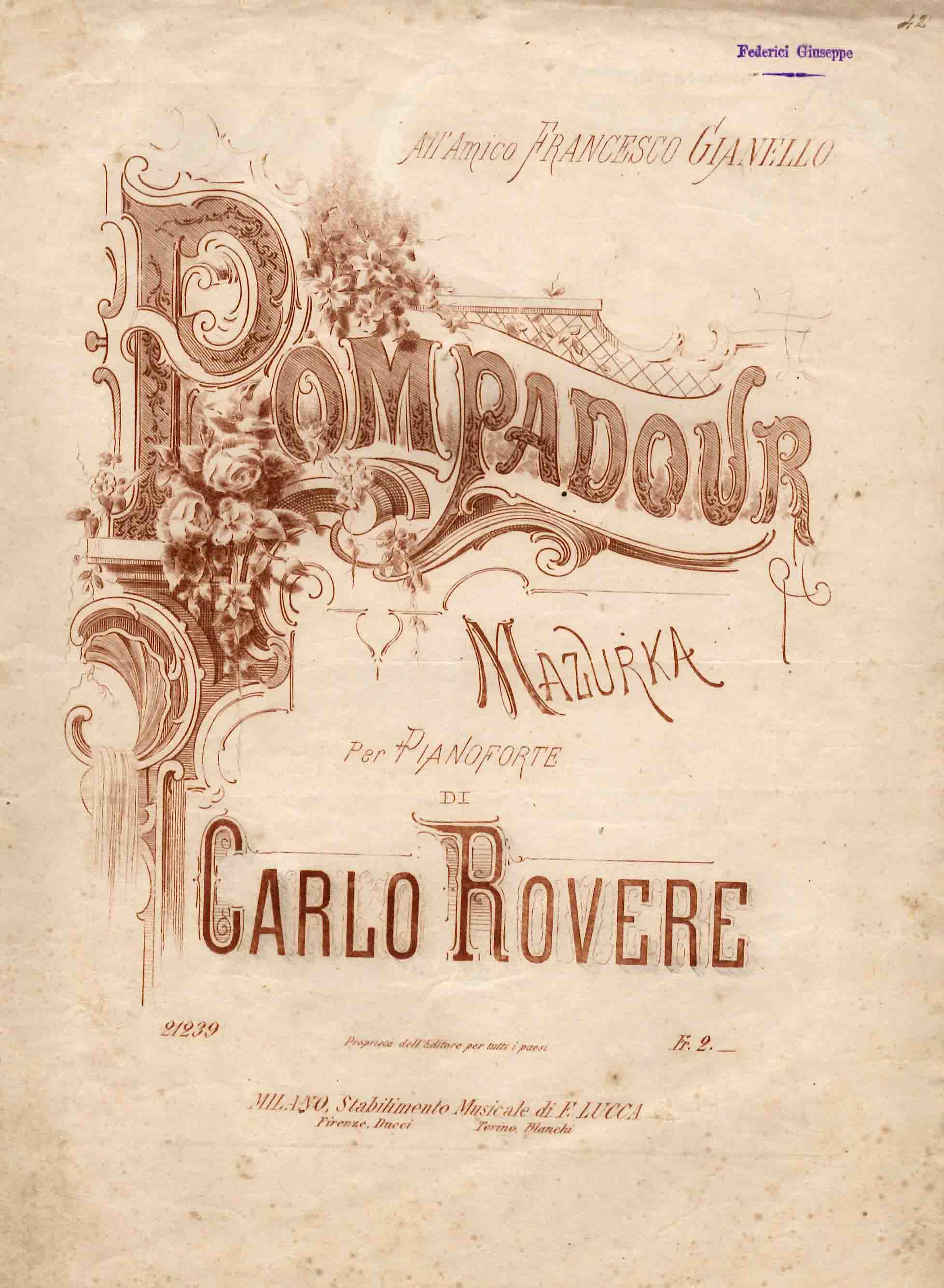 Pompadour. Mazurka